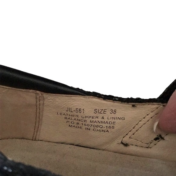 Alegria Women's Black Leather Paisley Mary Jane Shoes JIL 561 Size EU 38 - Picture 8 of 8